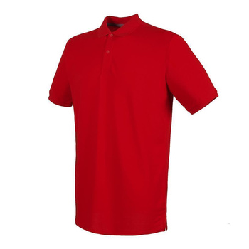 Herren Microfine-Piqu Polo Shirt~ Classic rot M
