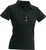 Damen Poloshirt ~ schwarz XL