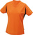 Damen Laufshirt von James & Nicholson ~ orange/schwarz XXL