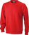 Sweatshirt Basichirt Basic ~ rot XL
