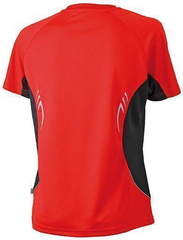 Damen Laufshirt Aktive ~ rot/schwarz XL