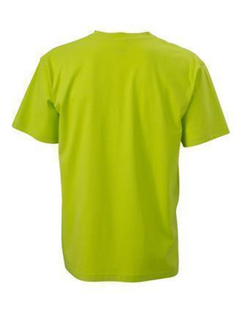 Komfort T-Shirt Rundhals  ~ acid-gelb 4XL