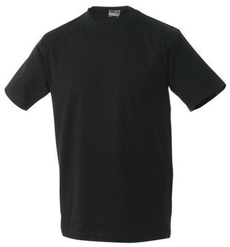 Komfort T-Shirt Rundhals  ~ schwarz 3XL