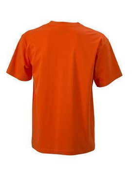 Komfort T-Shirt Rundhals  ~ dunkel-orange S