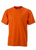 Komfort T-Shirt Rundhals  ~ dunkel-orange S