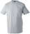 Komfort T-Shirt Rundhals  ~ hellgrau 4XL