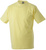 Komfort T-Shirt Rundhals  ~ hellgelb 4XL