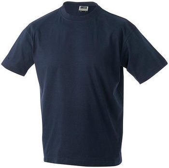 Komfort T-Shirt Rundhals  ~ navyblau L