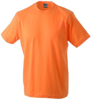 Komfort T-Shirt Rundhals  ~ orange 4XL
