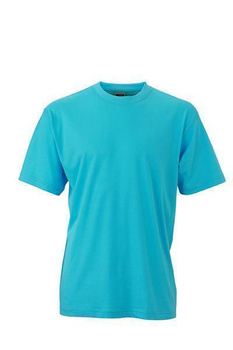 Komfort T-Shirt Rundhals  ~ pacific-blau XL