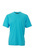 Komfort T-Shirt Rundhals  ~ pacific-blau XXL