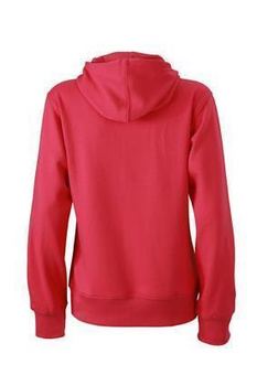 Damen Sweatshirt mit Kapuze ~ pink L