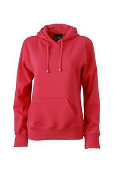 Damen Sweatshirt mit Kapuze ~ pink XXL