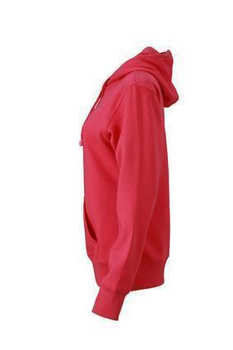 Damen Sweatshirt mit Kapuze ~ pink XXL