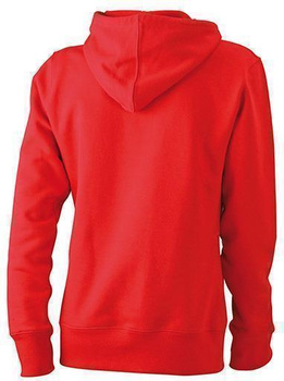 Damen Sweatshirt mit Kapuze ~ rot S