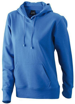 Damen Sweatshirt mit Kapuze ~ royalblau XL