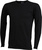 Trendiges Langarm T-Shirt ~ schwarz XXL