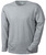 Trendiges Langarm T-Shirt ~ grey-heather 3XL