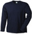Trendiges Langarm T-Shirt ~ navy XXL