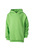 Kinder Kapuzensweatshirt ~ lime-grün XS