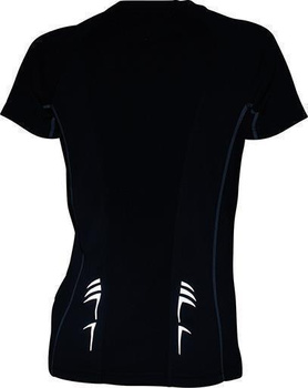 Damen Laufshirt Reflex-T ~ navy/wei XL
