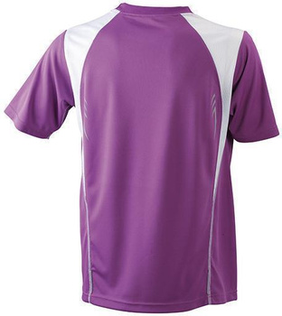 Sportliches Laufshirt Funktional ~ purple/wei S