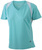 Damen Laufshirt Style ~ mintgrün/weiß S
