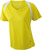 Damen Laufshirt Style ~ gelb/weiß XL