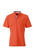 Herren Poloshirt Plain ~ dunkel-orange/blau-orange-weiß XXL
