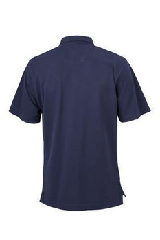 Herren Poloshirt Plain ~ navy/navy-wei XL