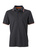 Herren Coldblack Poloshirt ~ schwarz/weiß/orange XL