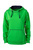 Damen Sweatshirt mit Kapuze ~ grün/navy L