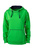 Damen Sweatshirt mit Kapuze ~ grün/navy XL