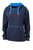 Damen Sweatshirt mit Kapuze ~ navy/cobalt XL