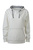 Damen Sweatshirt mit Kapuze ~ off-weiß/heathergrau S