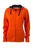Ladies' Lifestyle Zip-Hoody ~ dunkel-orange/navy XL