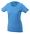 Damen T-Shirt mit Single-Jersey ~ aquablau XXL