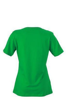 Damen T-Shirt mit Single-Jersey ~ fern-grn M