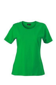 Damen T-Shirt mit Single-Jersey ~ fern-grn L