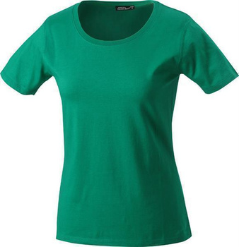 Damen T-Shirt mit Single-Jersey ~ irish-grn S