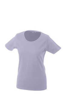 Damen T-Shirt mit Single-Jersey ~ lila 3XL