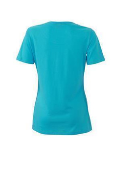 Damen T-Shirt mit Single-Jersey ~ pacific XXL