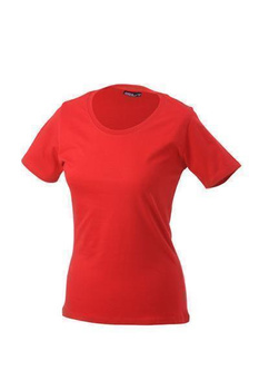 Damen T-Shirt mit Single-Jersey ~ rot S