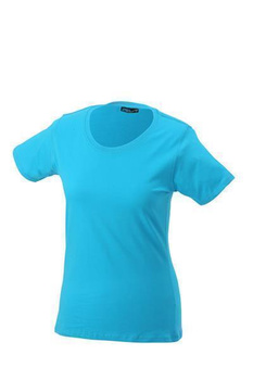 Damen T-Shirt mit Single-Jersey ~ trkis S