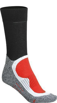 Funktion & Sport - Socken ~ schwarz,rot 35-38