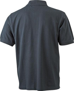 Edles Poloshirt mit Brusttasche ~ schwarz XL
