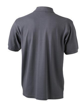 Edles Poloshirt mit Brusttasche ~ graphite XL
