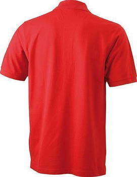 Edles Poloshirt mit Brusttasche ~ rot L