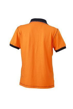 Damen Poloshirt Urban ~ orange/navy S