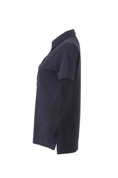Damen Poloshirt Plain ~ navy/rot S